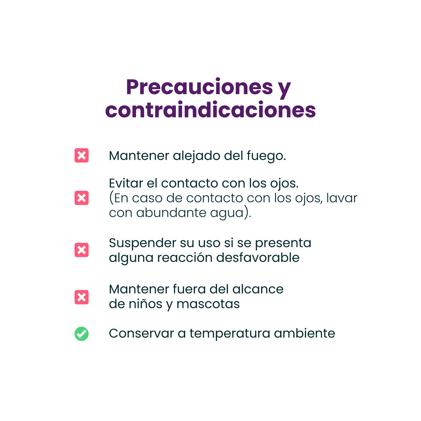 Precauciones del Toy Cleaner X Sen Íntimo - Mantener alejado del fuego, evitar contacto con ojos, conservar a temperatura ambiente