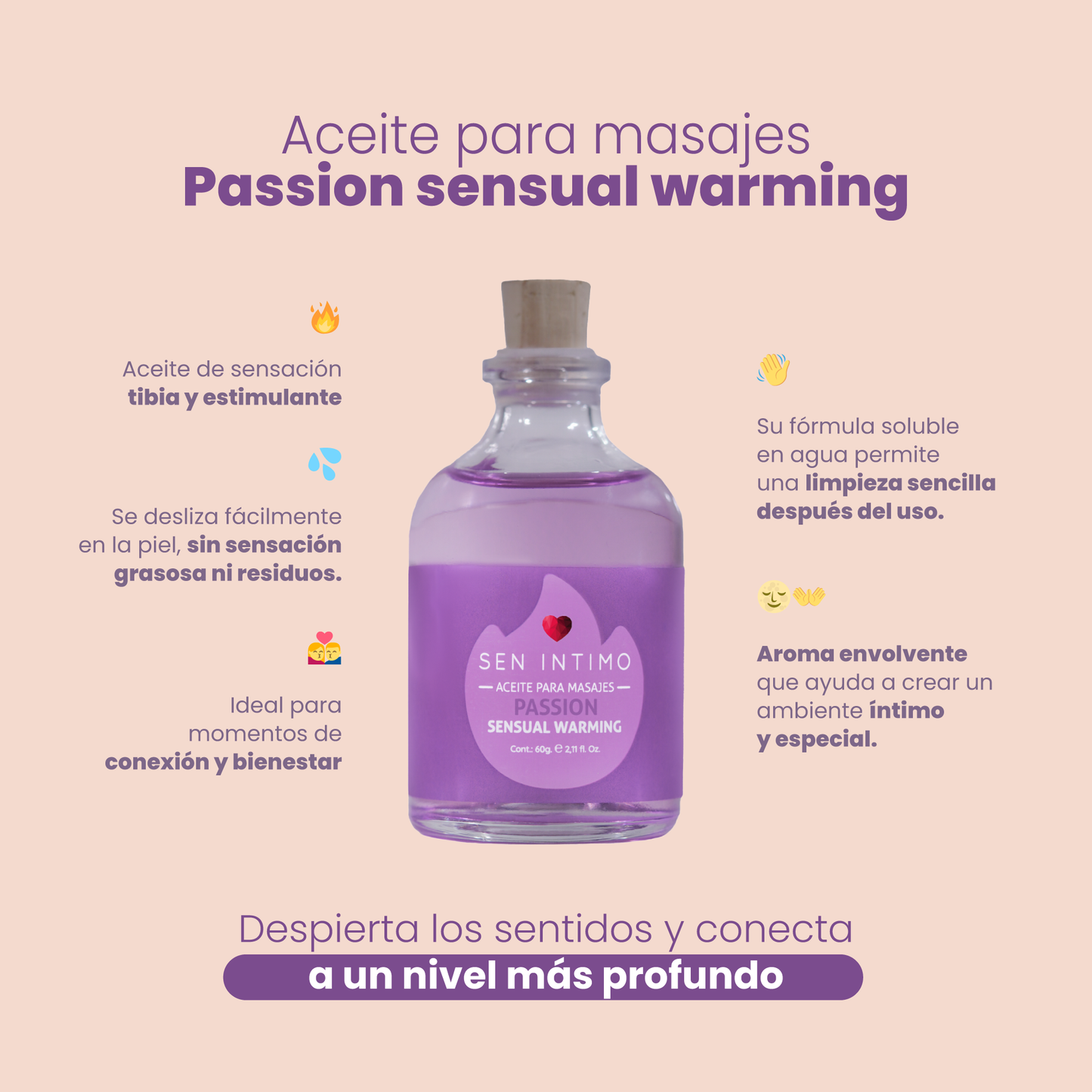 Sensual Warming X 60 Ml Passion Sen Intimo