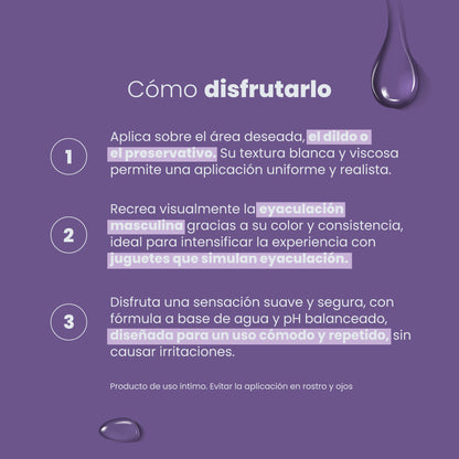 Artificial Semen Milk X 250 Ml Sen Intimo