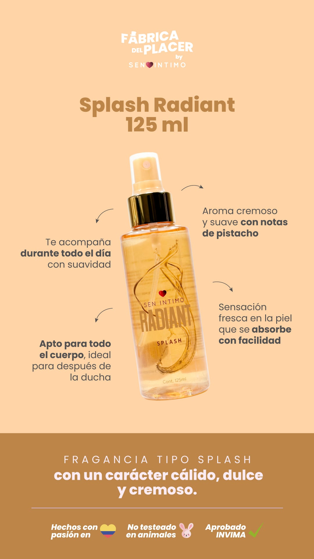 Splash Radiant x125ml