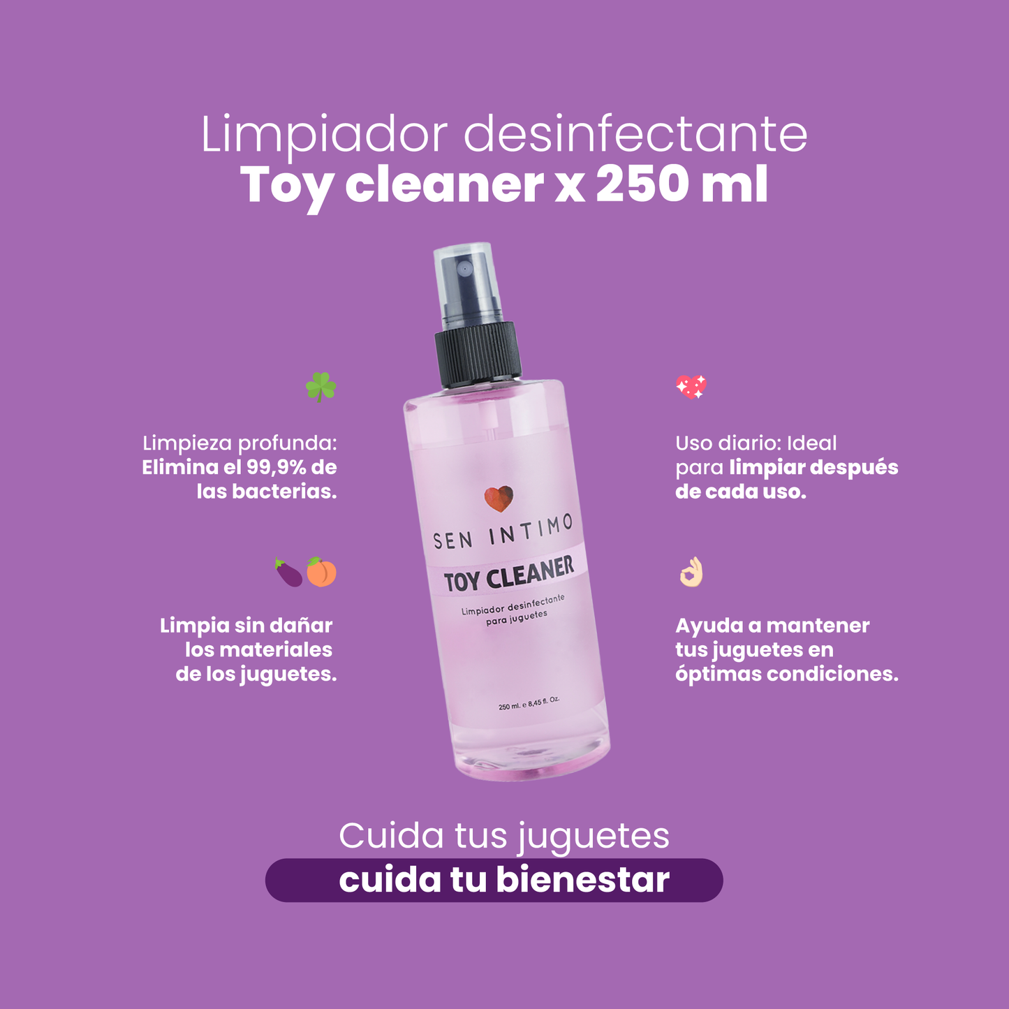 Toy Cleaner X 250 Ml Sen Intimate
