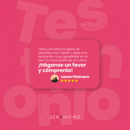 Reseña 5 estrellas crema íntima post depilatoria Sen Íntimo V-Soft Care