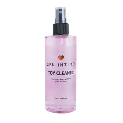 Toy Cleaner X 250ml Sen Íntimo - Elimina el 99.9% de bacterias, uso diario, limpia sin dañar los materiales