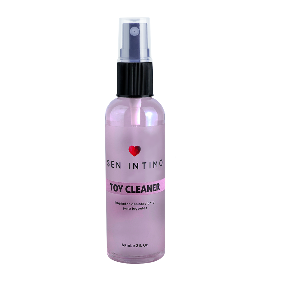 Toy Cleaner X 60ml Sen Íntimo - Elimina el 99.9% de bacterias, uso diario, limpia sin dañar los materiales