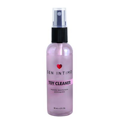Toy Cleaner X 60ml Sen Íntimo - Elimina el 99.9% de bacterias, uso diario, limpia sin dañar los materiales