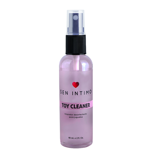 Toy Cleaner X 60ml Sen Íntimo - Elimina el 99.9% de bacterias, uso diario, limpia sin dañar los materiales