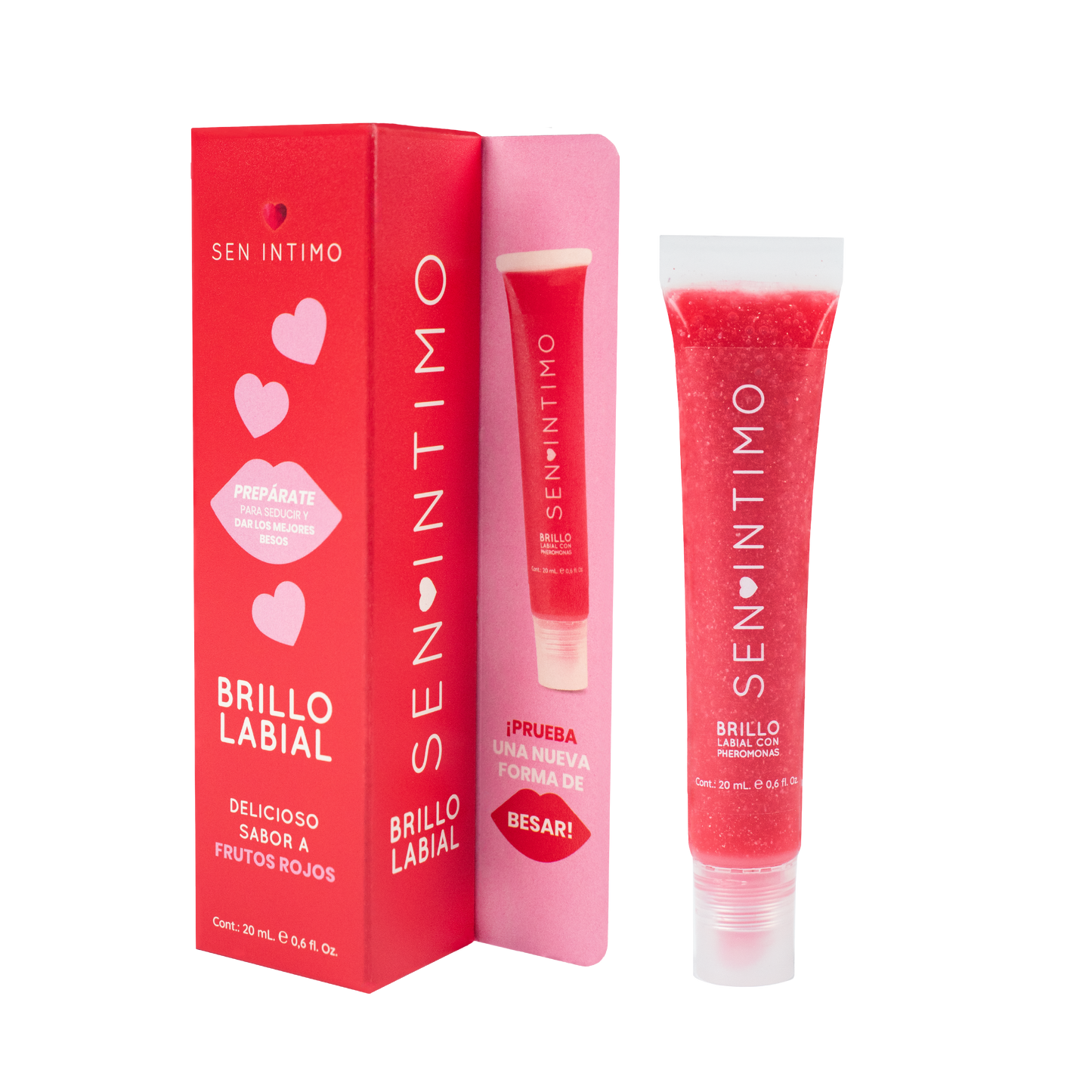 Brillo Labial Frutos Rojos con pheromonas