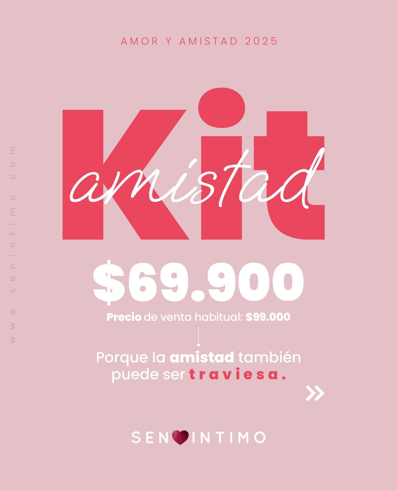 KIT AMISTAD (Aquí lo que queremos es chispa, sorpresa y mucha piel de gallina)