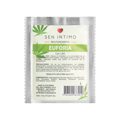Multiorgasmos Euforia X 7 Ml Sen Intimo