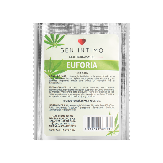 Multiorgasmos Euforia X 7 Ml Sen Intimo