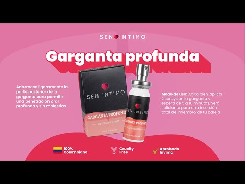 Spray Garganta Profunda Desensibilizante 15ml caja - Sen Íntimo videos y modos de uso
